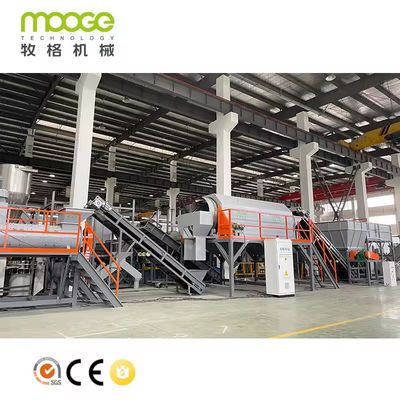 Waste Pet Bottle Crushing Recycling Plastic Washing Machine