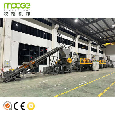 Waste PP Raffia Bag Washing Recycling Line PE Film Plastic Recycling Machine