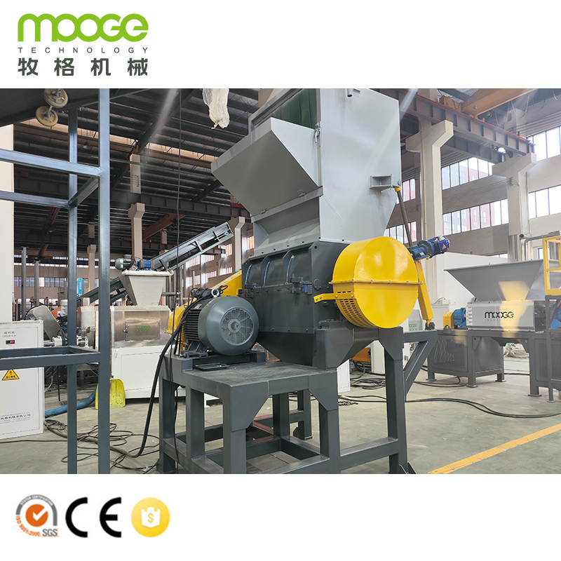 Recycle Plastic Bottle Crushing Pet Flakes Washing Recycling Machine