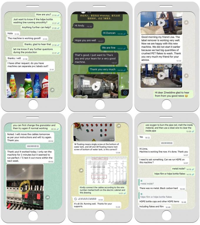 オンラインサポート用リサイクル用固定刃4廃プラスチックボトルクラッシャー 23